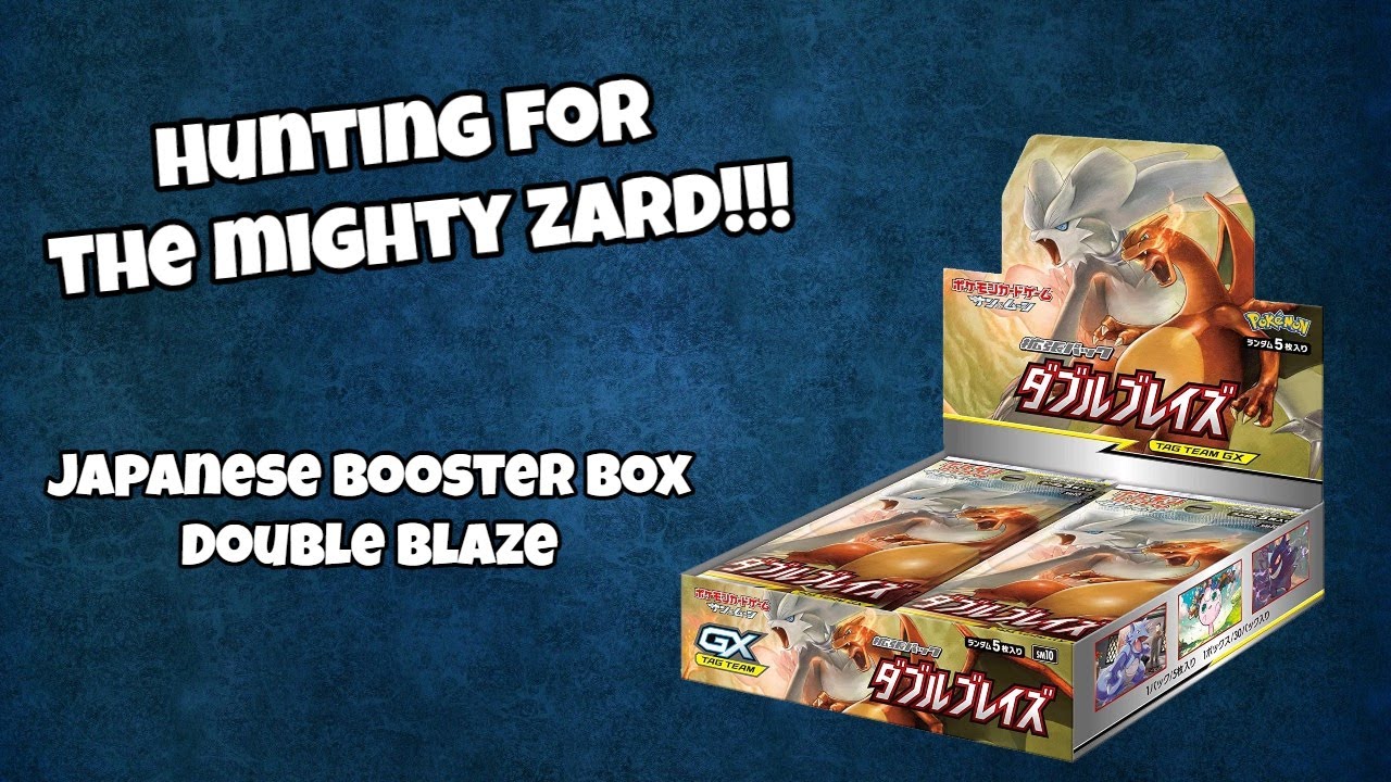 HUNTING FOR THE MIGHTY ZARD!!! | Japanese Double Blaze Booster Box