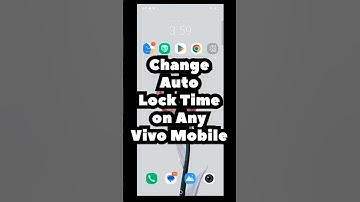Change Auto Lock Time on Any Vivo Mobile