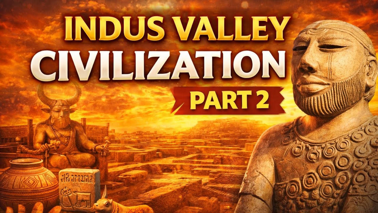 Indus Valley Civilization Part 2: Mystery of Ancient Cities! 🏛️ #GPSC