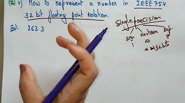 Floating Point representation | Example-4 | COA | Lec-10 | Bhanu Priya