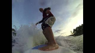 Turning 40 behind the boat