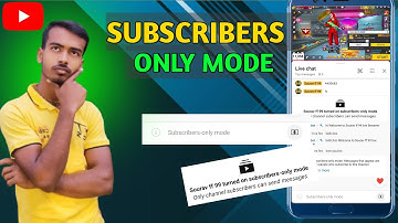 subscriber mode on kaise kare 2024 | how to enable subscriber only mode#techbucket