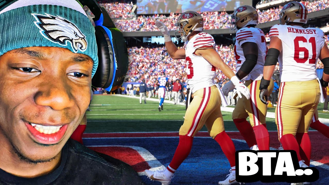 EightSixoКрис отреагировал на лучшие моменты матча «Сан-Франциско 49ers» — «Нью-Йорк Джайентс» | ...