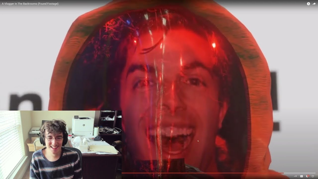 Reacting to "A Vlogger In The Backrooms (Found Footage)" by 
