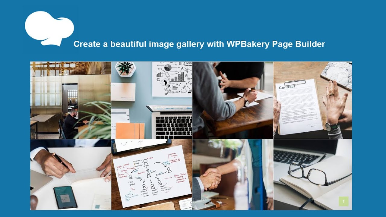 How to create an image gallery with WPbakery page builder