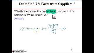 L3 6 Hypergeometric Distribution