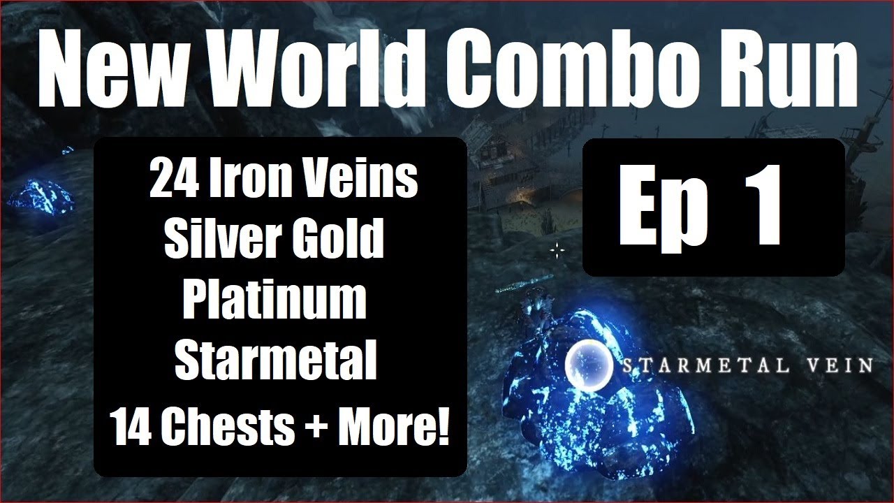 New World Combo Run 24 Iron Ore 6 Starmetal Silver Gold Platinum 14 Chests and more. Level 15