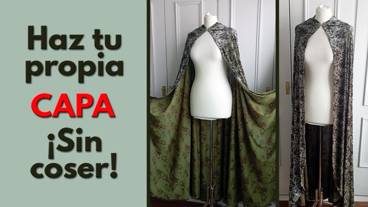 La capa más fácil del mundo (¡10 minutos y cero costura!)