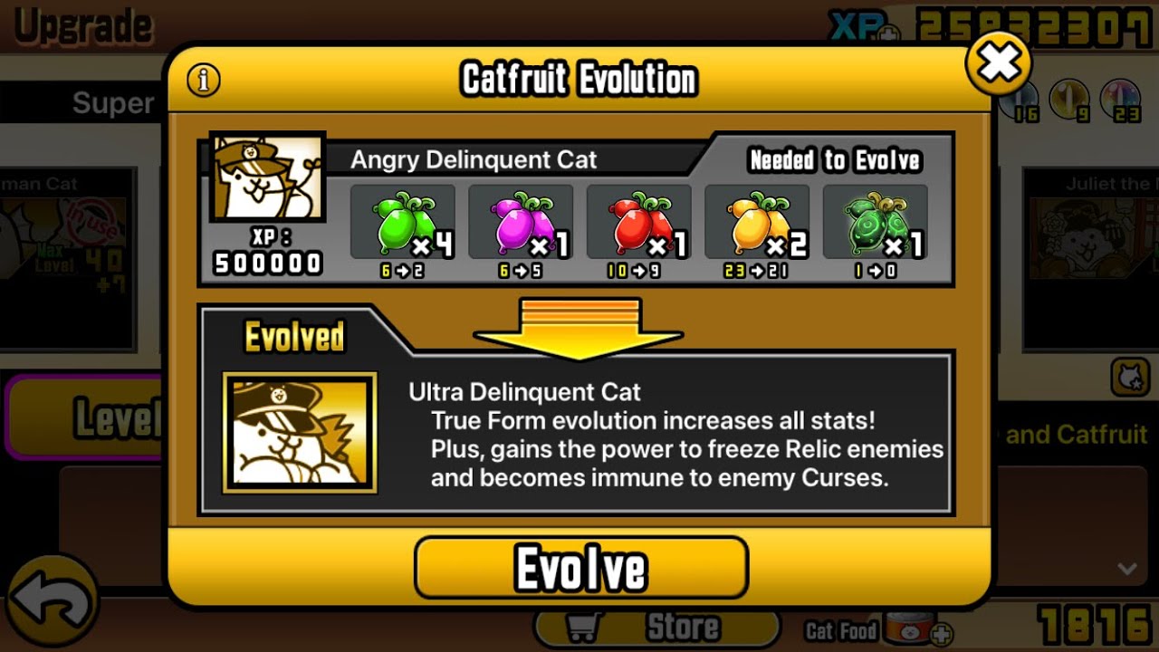 True forming delinquent cat into Ultra Delinquent cat YouTube