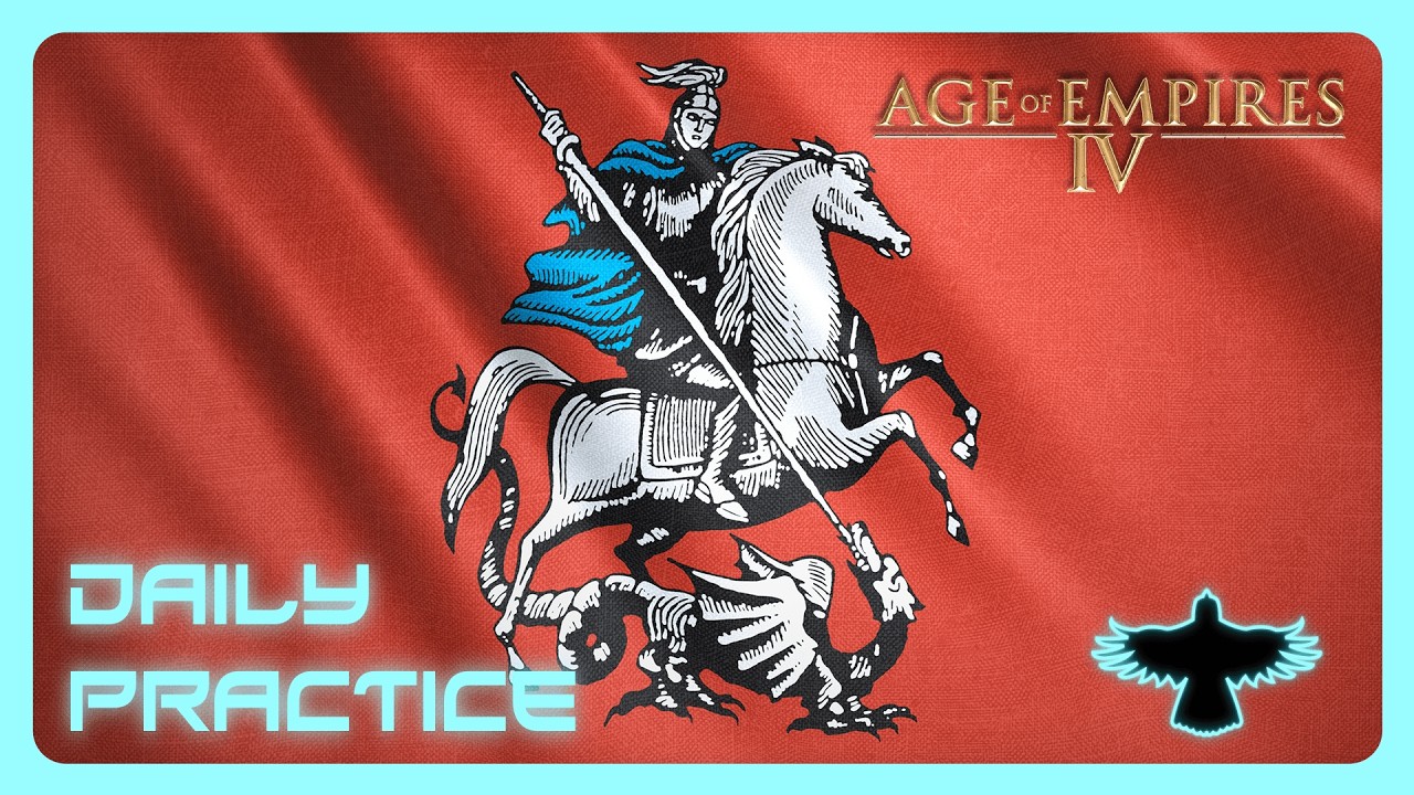 Daily practice | Byzantines Outrageous AI | Rocky River | Age of Empires 4