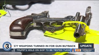 Hundreds of guns collected at Dane County gun buyback event