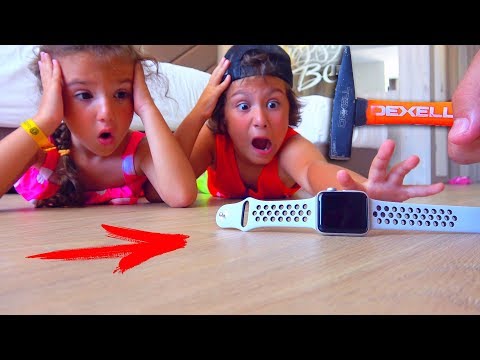 Камиль РАЗБИЛ ЧАСЫ! Аминка ВСЕ ИСПОРТИЛА! Для Детей kids children