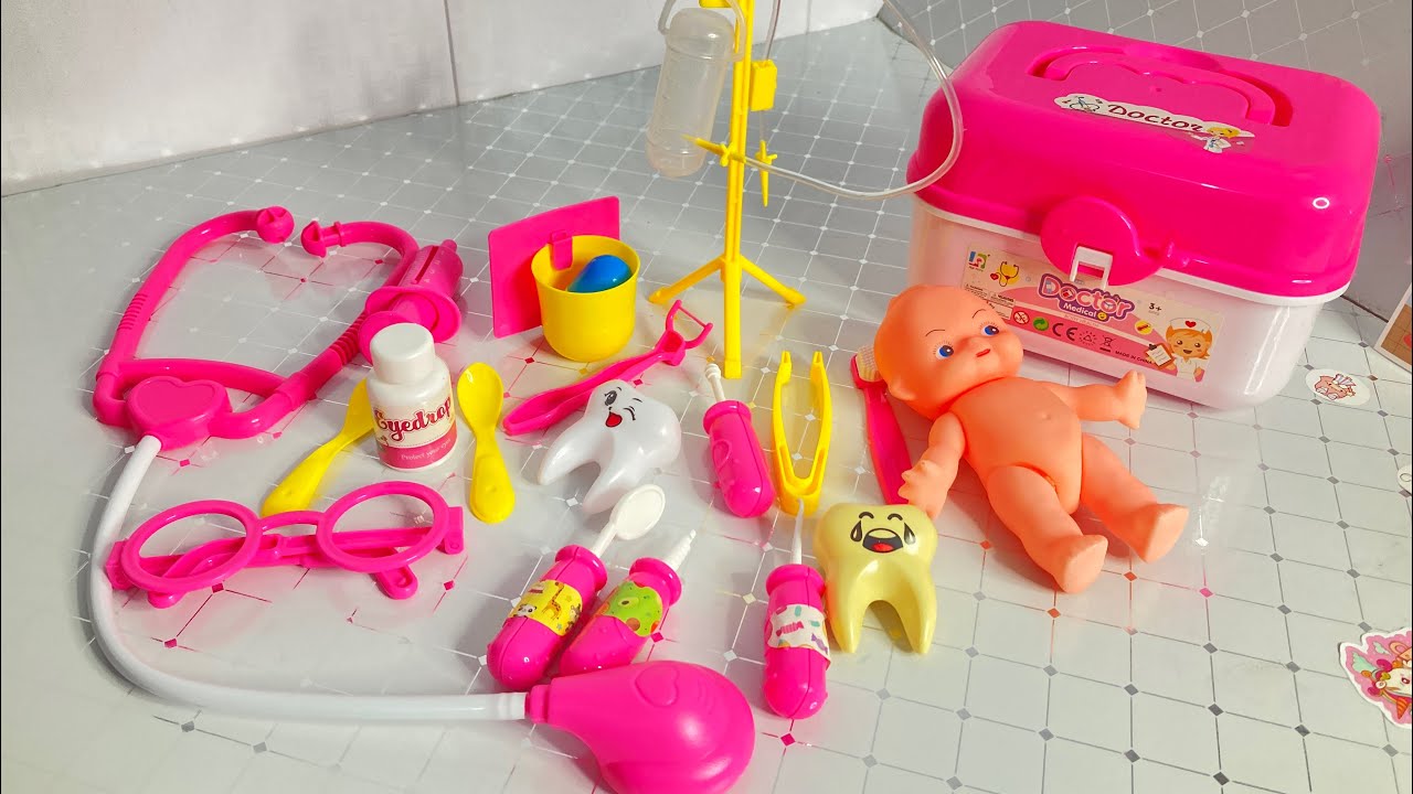 Unboxing Cute pink Doctor set ans Satisfying - YouTube