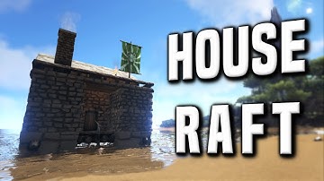 House Raft Base Building! Guide - ARK: SURVIVAL EVOLVED [PS4]