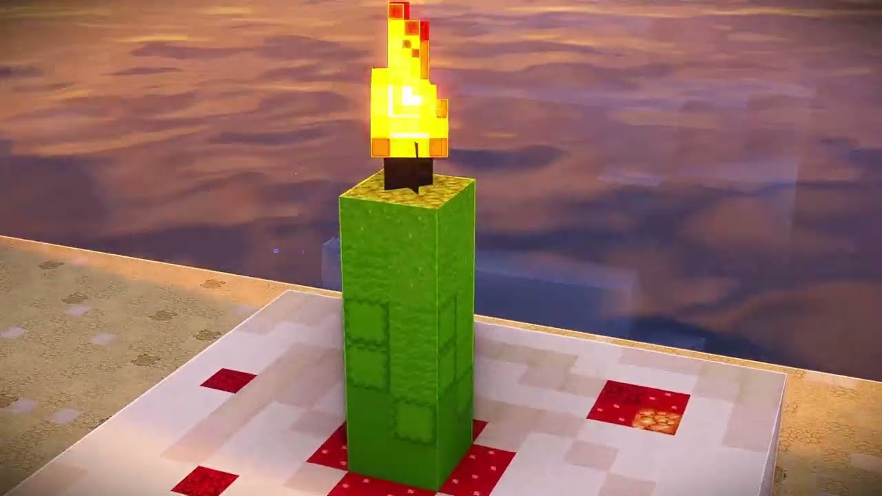 Minecraft But Every Texture Is Made of Blocks 😳