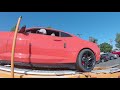 2020 Orange Crush ZL1 1LE being delivered - right off the truck - Also a Rally Green and a Black one