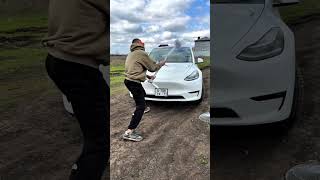 Crazy Man Destroys His Million-Dollar Tesla for Fun! 😱🔥