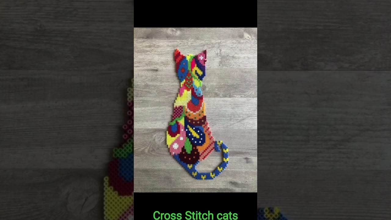Cross Stitch cat's design.