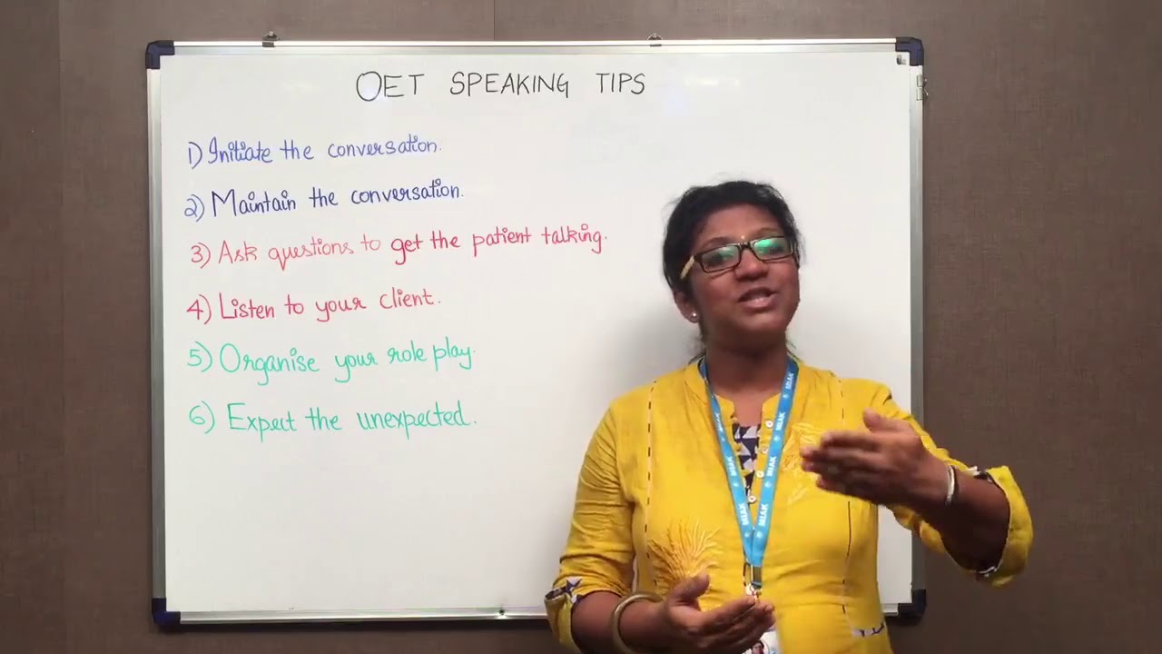 Tips for OET Speaking Tests | Medcity International Academy | Top oet