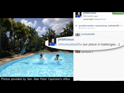 Binay daughter’s Instagram post: ‘Our place in Batangas’