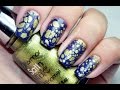 Water Spotted Marble Nail Art Tutorial | Водный Маникюр в &quot;дырочку&quot; Пузыри