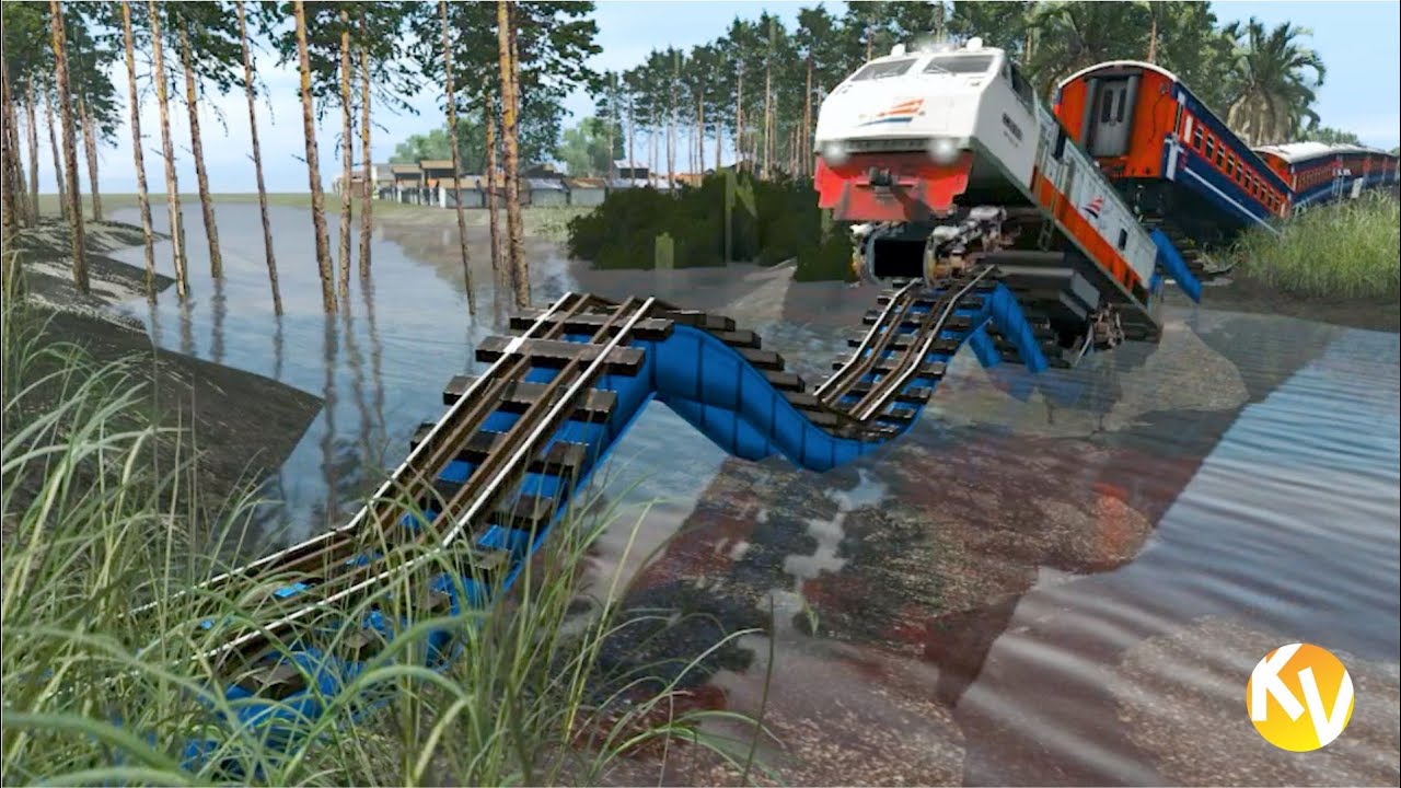 Jembatan Kereta Api Polisi Tidur 😣🚂