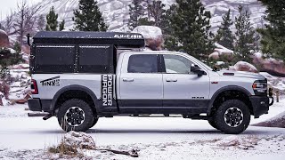 AluCab Just Released their Canopy Camper for FULL SIZE TRUCK  the ALUCABIN