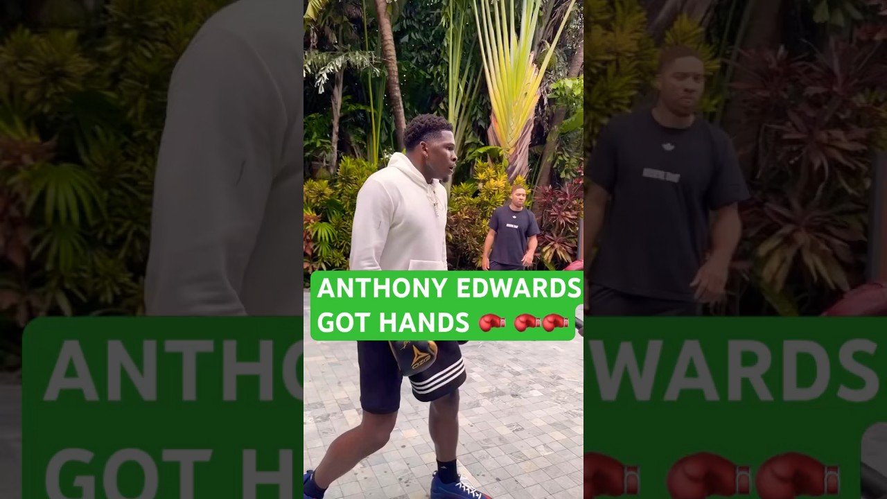 Anthony Edwards' Intense Off-Season Training: Boxing Drills for Explosive Power!"