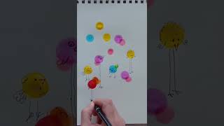 DO-A-DOT ACTIVITIES | Simple drawing with kids (#shorts)