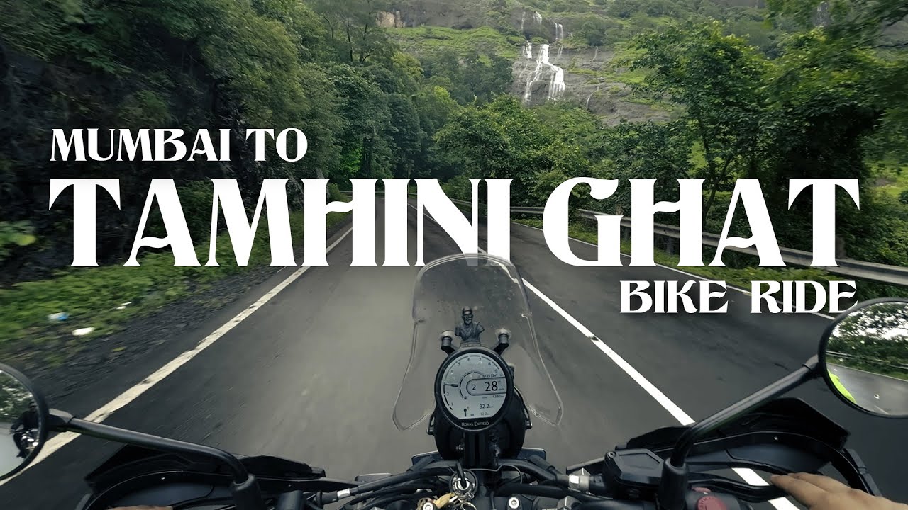TAMHINI GHAT MONSOON BIKE RIDE | MUMBAI TO TAMHINI | HIMALAYAN450 | MONSOON TRAVEL VLOG