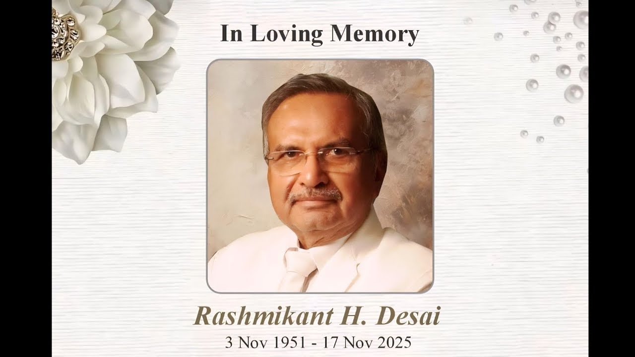 PRARTHANA SABHA OF SHRI RASHMIKANTBHAI DESAI || #PrarthanaSabha