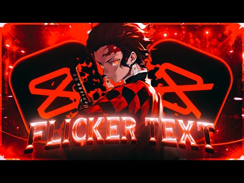 Advance Flicker Text Like After Effects 🍒 | CapCut Tutorial