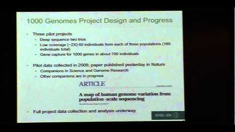 Paul Flicek at the IX CRG Annual Symposium