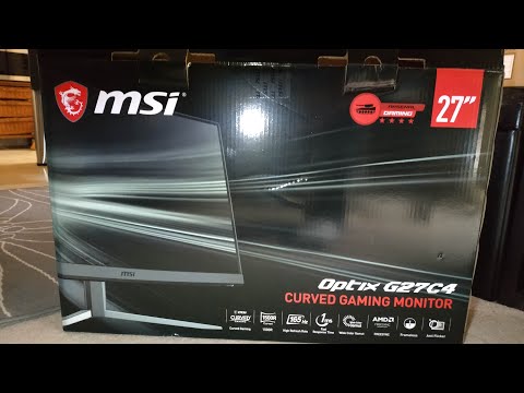 MSI Optix G27C4 27" Curved 165Hz "1ms" Freesync 1080p Gaming Monitor
