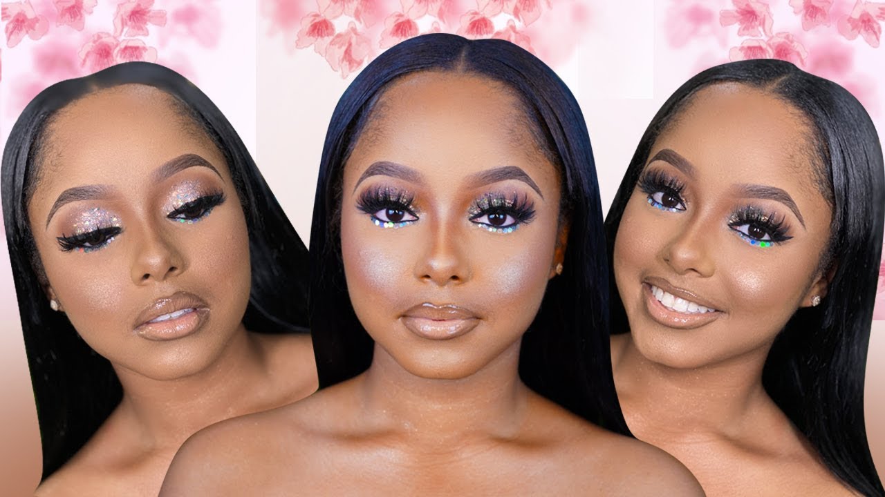 NEW CHUNKY EYE AND GLITTER WATERLINE ⭐️CLIENT MAKEUP⭐️