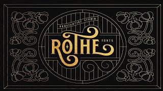 ROTHE   Vintage Luxury Font Font Free Download screenshot 1