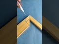 how to measure angles in different sizes of wood #woodworking #Diy #Art #Project #Tricktips