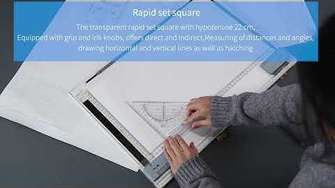 A4 Drawing Board Cartographic Platform with Parallel Motion and Adjustable Angle Precise Marks Ruler