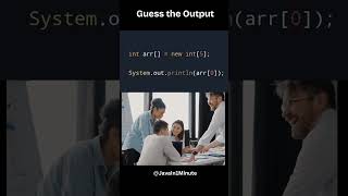 👉 Default Value in Java Arrays? 🤔 | Java Tricky Question for Freshers 🚀