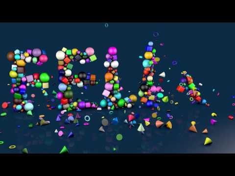 bouncing text in cinema 4d - YouTube