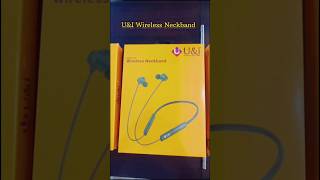 U&amp;I Wireless Neckband With Super Quality 🎧🔥 #viral #cover #mobile #trending