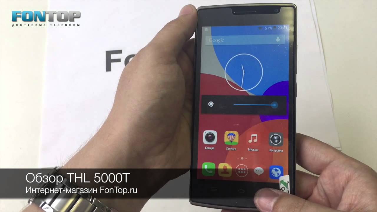 FonTop.ru - обзор THL 5000T (MTK6592M)