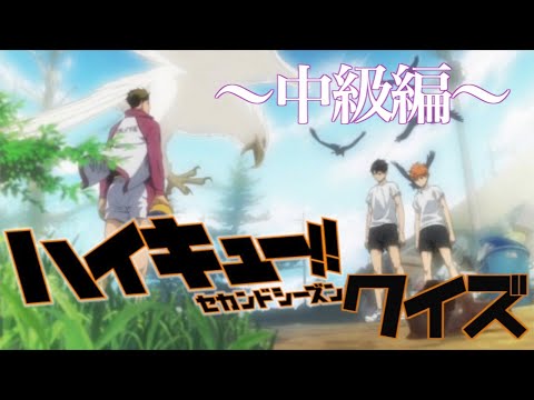 【第2期】ハイキュー!!セカンドシーズンクイズ　〜中級編〜【アニメ】