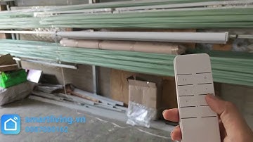 Rèm cuốn tự động hoàn thiện trước khi gửi khách