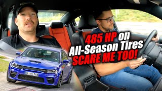 SCARED by Scat Pack Charger on the Nürburgring!