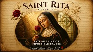 Saint Rita of Cascia | Patron Saint of Impossible Causes | Feast Day May 22nd 🌹