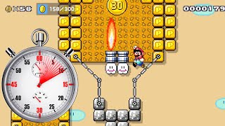 Super Mario Maker 2 🎮 W3-B　暴れる太陽とコインコレクター