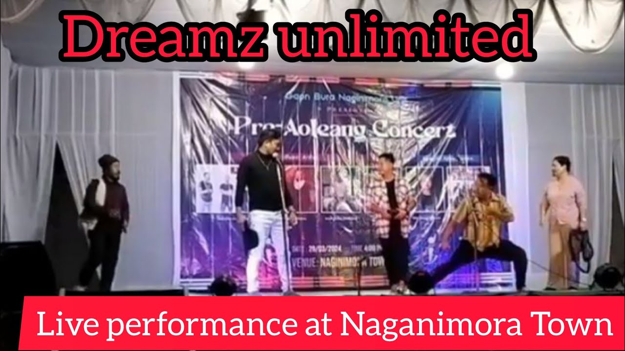 Dreamz unlimited live performing at Naganimora Town//pre- Aoleng concert 2024