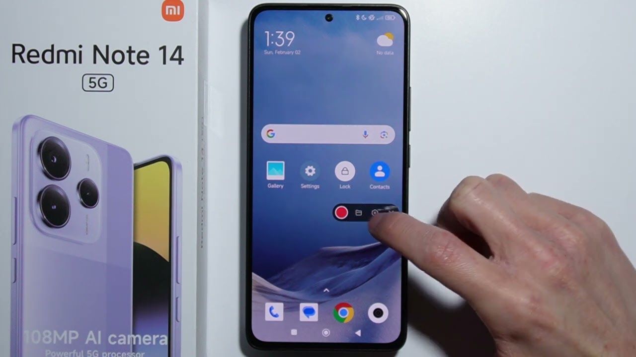 Есть ли в Redmi Note 14 функция записи экрана?