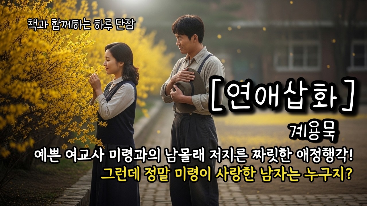 예쁜 여교사 미령과의 남몰래 저지른 짜릿한 애정행각! 그런데 과연 미령은 누구를 사랑하는거지? [연애삽화] 계용묵  #책읽어주는남자 #오디오북  #책과함께하는하루단잠